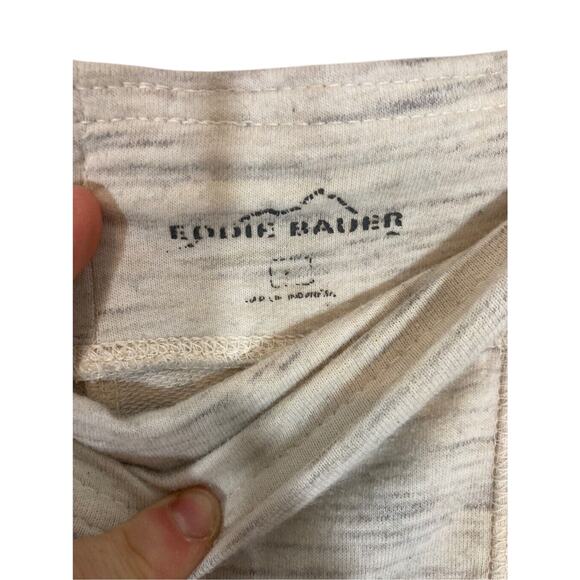 Eddie Bauer Men's Large Light Grey Sweat Casual Athletic Comfort Shorts - Picture 4 of 5